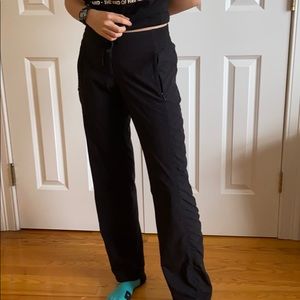 Black yoga/track pants